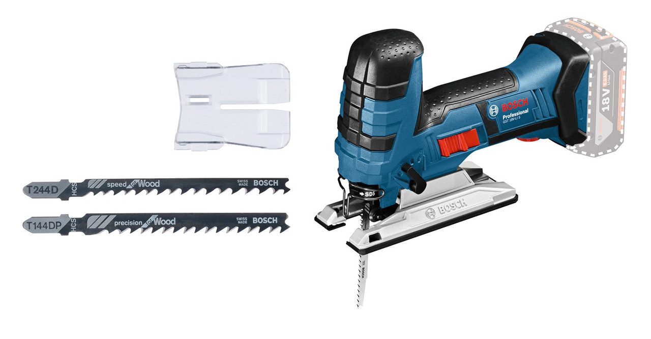 Електролобзик акумуляторний BOSCH Heavy Duty GST 18 V-LI S (06015A5100)